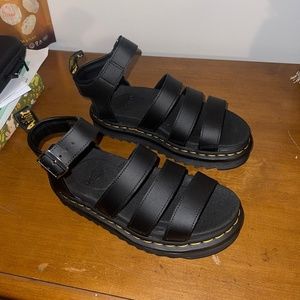 Dr Martens Blaire Hydro Leather Strap Sandals